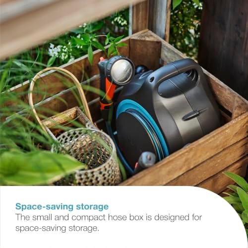 GARDENA Portable Hose Box MoveMatic 41ft Hose Tangle-Free Storage 18690-80 - Image 5