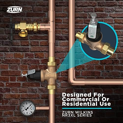 Zurn Wilkins 1-NR3XLDU 1" NR3XL Pressure Reducing Valve with Double Union FNPT Connection - Image 4