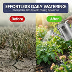Gardenised 1-Gallon Steel Watering Can with Precision Long Spout for Controlled and Shower Watering Ideal for Indoor & Outdoor Plants Flowers & Houseplants, Silver - Image 6