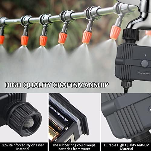 WiFi Sprinkler Irrigation Timer Garden Watering Hose Timer with Rain Delay - Image 3
