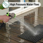 UNCO- Stainless Steel Metal Hose with 10 Functions Spray Nozzle, 75 ft, No Kink, Metal Garden Hose - Image 4