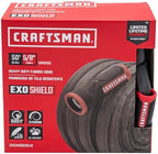 CRAFTSMAN ExoShield Heavy-Duty Fabric Hose - Industrial-Grade Lightweight Garden Hose, 50 Feet x 5/8 Inch by CRAFTSMAN