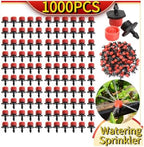 Adjustable Irrigation Drippers Irrigation Nozzle Adjustable Dripper Sprinkler Emitter Micro Drip Watering Spray Water Dropper Head(300PCS) - Image 3