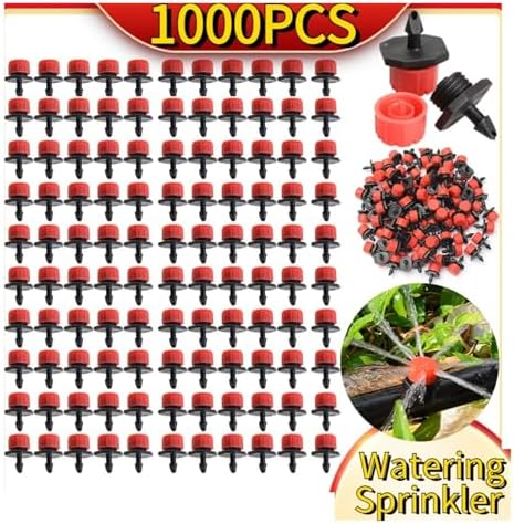 Adjustable Irrigation Drippers Irrigation Nozzle Adjustable Dripper Sprinkler Emitter Micro Drip Watering Spray Water Dropper Head(800PCS) - Image 3
