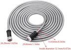 304 Stainless Steel Garden Hose 100FT Upgraded Metal Expandable Hoses - Image 7
