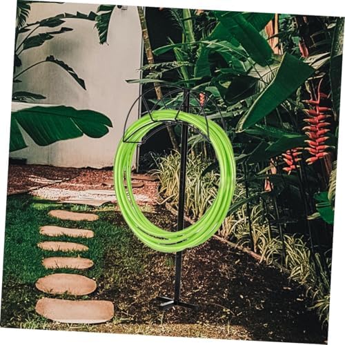 Portable Garden Hose Holder Stand, Heavy Duty Iron for Outdoor Use - Image 4