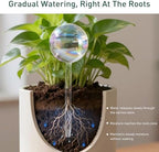 Soilagua Large Rainbow Plant Watering Globes, Extra-Thick Glass, 6 Pack - Image 7