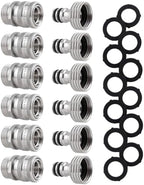 Garden Hose Quick Connectors, 3/4" GHT Garden Hose Connectors by flmqs
