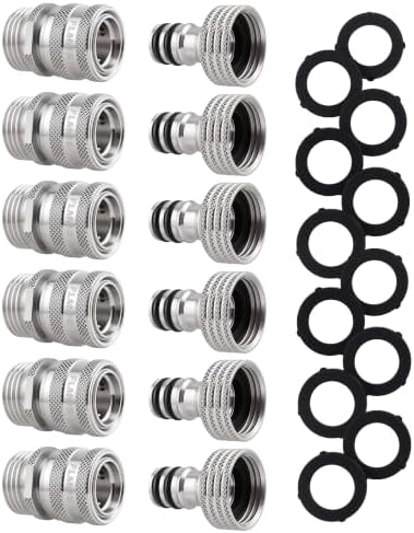 Garden Hose Quick Connectors, 3/4" GHT Garden Hose Connectors by flmqs