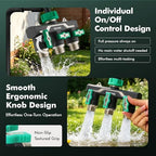 RESTMO Heavy Duty 3 Way Y Garden Hose Splitter Full Metal Body, Green - Image 4