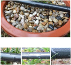 3281 ft 5/8" Drip Tape Roll 6" Emitter Spacing 16 Mil Wall Thickness Adjustable Garden Irrigation Tubing Hose Automatic Irrigation System for Flowers Plants Fruits, 0.75 GPH/Hole Flow Rate - Image 6