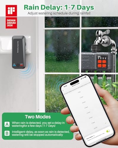 WiFi Sprinkler Timer 4 Zone, WiFi Smart Water Timer for Garden Hose - Image 4