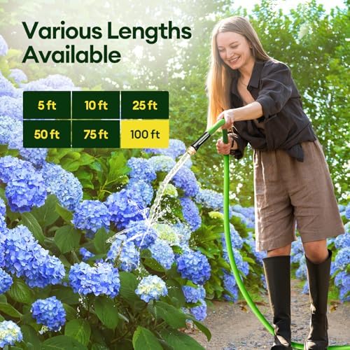 Maygrove 100 ft Garden Hose, 5/8 in Heavy-Duty Water Hose - Image 6