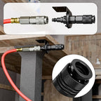 Air Coupler Mount Stationary Port with 1/4” NPT Universal Coupler and I/M Plug - Image 4