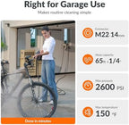 Giraffe Tools 65ft Retractable Pressure Washer Hose Reel, 2600 PSI - Image 3