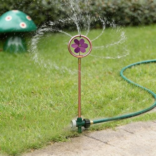 Whimsical Dancing Flower Sprinklers for 360 Degree Coverage in Gardens and Green Spaces Yard Irrigation Accessories Outdoor Rotating Sprinkler for Lawns - Image 2