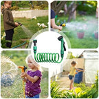 Coil Garden Hose Watering Tool with 5 Pattern Sprayer Nozzle - Image 4