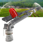 2'' Agriculture Irrigation Spray Gun Sprinkler Large-Area Irrigation Spray Gun Garden Farm Watering Sprinkler 360° Adjustable Watering for Farms, Orchards, Tea Gardens, Forestry by HOTSTORE
