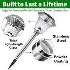 Hose Holder for Outside Freestanding+8 Pack Solar Pathway Lights Outdoor - Image 6
