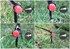 Lawn Garden Sprinkler 25-Piece Adjustable Irrigation Dripper Garden Micro Drip Irrigation System 8-Hole Sprinkler Nozzle Balcony Garden Watering Nozzle - Image 7