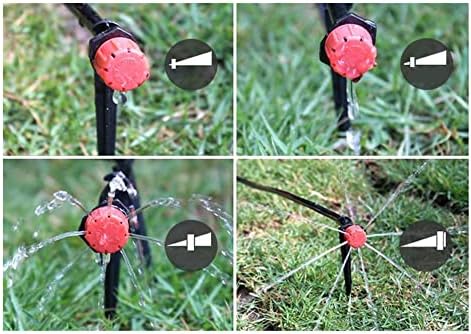 Lawn Garden Sprinkler 25-Piece Adjustable Irrigation Dripper Garden Micro Drip Irrigation System 8-Hole Sprinkler Nozzle Balcony Garden Watering Nozzle - Image 7