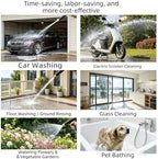 H2 Long Spray Gun + 3 Connectors, Multifunctional Car Wash Tool, 360° Adjustable Nozzle, Portable High Pressure Water Sprayer, Adjustable Garden Hose Nozzle Sprayer, Car Washing & Maintenan (2) - Image 6