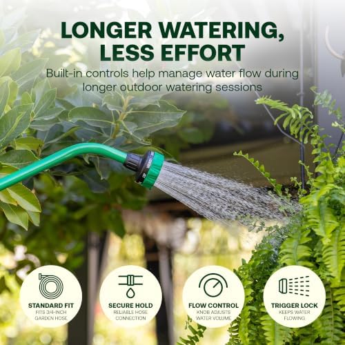 Rain Bird TRNZL8PWAND36 Watering Wand Garden Hose Nozzle, 36 Inch - Image 3