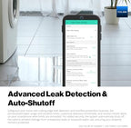 FlowShield HomeGuard 3/4": 3 Leak Detectors, Hub, 3/4" NSF Certified FlowSmart All-in-One Ultrasonic Water Meter with Auto Shutoff, Real-Time Leak Detection, App-Enabled, 10-Year Battery - Image 3