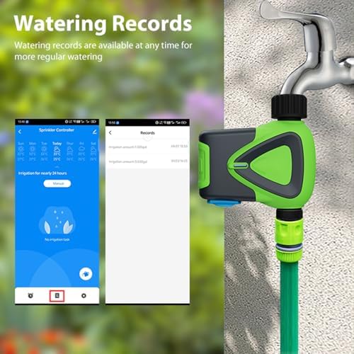 WiFi Sprinkler Timer, Smart Water Hose Timer with APP Control, Rain Delay, Auto & Manual Watering Mode, WiFi Irrigation System Controller for Lawn Yard Garden, Compatible with Alexa & Google Home - Image 5