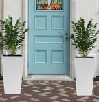 22.6 inch Planters, 22.6 Inch Square Self Watering, White, 2 - Image 6