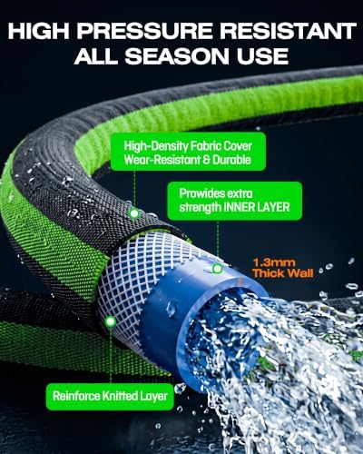 Flexible Garden Hose 75 FT, Ultra Lightweight Water Hoses - Image 4