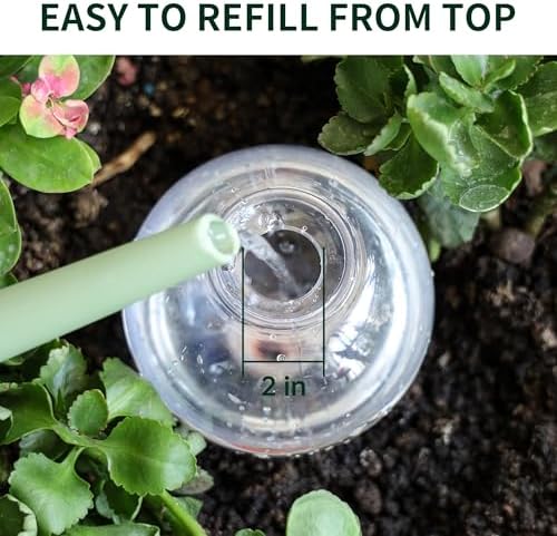 Soilagua 19 oz Up to 2 Weeks Extra Large Plant Watering Globes, 4 Pack - Image 3