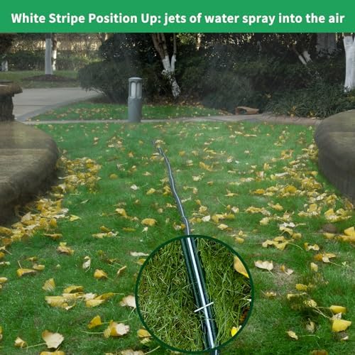Watoo 2026 Sprinkler Hose & Soaker Hose for Yard - 150FT (50 * 3) Reinforced Flat Garden Hose with Holes, Heavy Duty No-Kink Lawn Irrigation Hose (Includes Stakes, High Pressure Spray) - Image 2