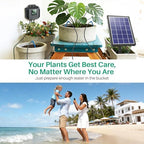 NFESOLAR 4W Solar Powered Automatic Drip Irrigation Kit with LCD Timer, Customizable Watering Duration 1–30min & Interval 3h–7d, Solar Irrigation System for 15 Potted Plants, Garden, Patio, Vacation - Image 6
