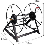 Metal Agricultural Hose Reel, Outdoor Garage Hose Reel Machine, Wall Mounted Hose Reel Cart, Handheld Garden Hose Reel, Easy Watering,Black - Image 7
