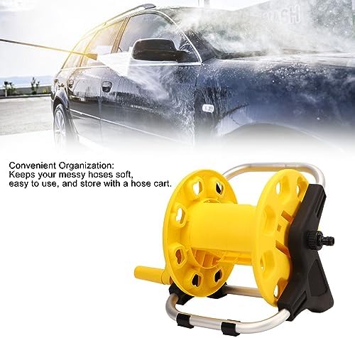 Hose Reel Cart, Garden Hose Reel Cart, Portable Garden Hose Reel, Mobile for Outdoor Use, Easy Storage, 13.4x12.0x11.8in, Water Hose Storage Cart for Watering for Garden and Yard - Image 2