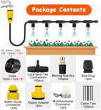 Weatherproof Misting System Kit with Brass Atomizing Nozzles - Image 2