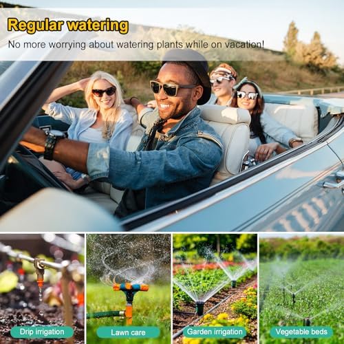 WiFi Water Timer, Smart Solar Irrigation Controller, Programmable Sprinkler Timer with Rain Delay & Manual Override, for Garden, Lawn & Yard Drip System - Image 3
