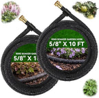 Pangda 2 Pack Ring Soaker Garden Hose, 5/8" x 10 ft Heavy-duty Drip Hose by Pangda