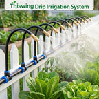 Thiswing 100FT 360° Adjustable Irrigation System with Water Timer - Image 5