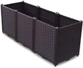 YSUEFIJO Planter Box Outdoor Plastic, Raised Garden Bed Planter Box, Planter Raised Beds for Vegetables, for Easy DIY and Cleaning, for Planting Outdoor Plants Vegetables by WELCOMETOYSUEFIJO