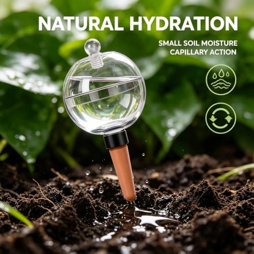 4Pack 26 Oz Extra Large Plant Self Watering Globes to 3 Weeks - Image 4