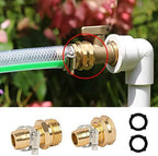 Hourleey Garden Hose Repair Connector with Clamps + Garden Quick Connect Kit - Image 4