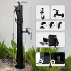 Outdoor Antifreeze Faucet Stand, Lockable Freestanding Hose Holder, Garden Water Column for Irrigation & Car Washing, Durable Landscape Water Feature - Image 4
