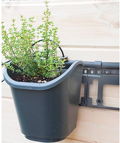 DIG GLW08 Living Wall™ Vertical Garden Kit 8 Pots & Drip Irrigation System- Complete Vertical Gardening Solution - Image 6