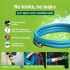 Aeromixer THE HOSE 3/4 Inch Garden Hose 5 Ft 2 Pack Heavy Duty Water Hoses - Image 3