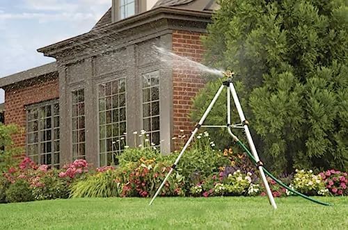 Green Thumb Adjustable Tripod Impulse Lawn & Garden Sprinkler - Pack of (5) - Image 2