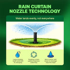 Rain Bird 32SA Simple Adjust Gear Driven Rotor Sprinkler Head, 2 Pack - with 1/2 inch Inlet - Water Efficient 4 inch Pop Up Lawn Sprinkler, Adjustable 40-360 Degree Spray Arc and 19-32 ft Radius - Image 7