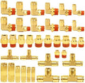 36 PCS DOT Air Brake Line Fitting&Air Nylon Tube Fittings Assortment Kits by NOVINO