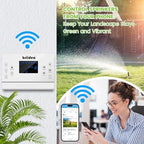 8 Zones WiFi Smart Sprinkler Controller, Briidea Automatic Irrigation Controllers with Customized Watering Schedule & Seasonal Adjustment, Water Efficiently and Keep Your Plants Healthy, MK-117 - Image 7